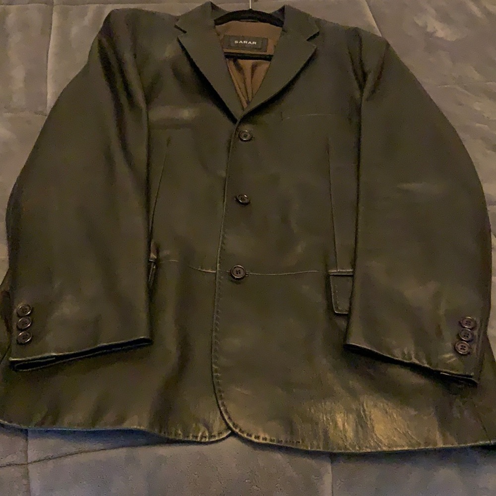 SARAR men’s Leather Blazer